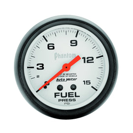 AutoMeter 5810 Traditional incandescent lighting illuminates around the perimeter of the dial