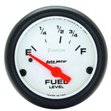 AutoMeter 5814 Traditional incandescent lighting illuminates around the perimeter of the dial