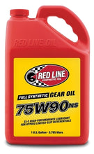 Load image into Gallery viewer, 75W90NS Gear Oil Synthetic GL-5 Gear Oil For Manual Transmissions 1 Gallon Red Line Oil