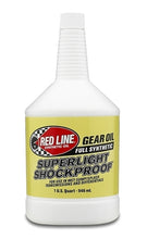 Load image into Gallery viewer, Gear Oil Synthetic Superlight Shockproof 1 Quart Red Line Oil