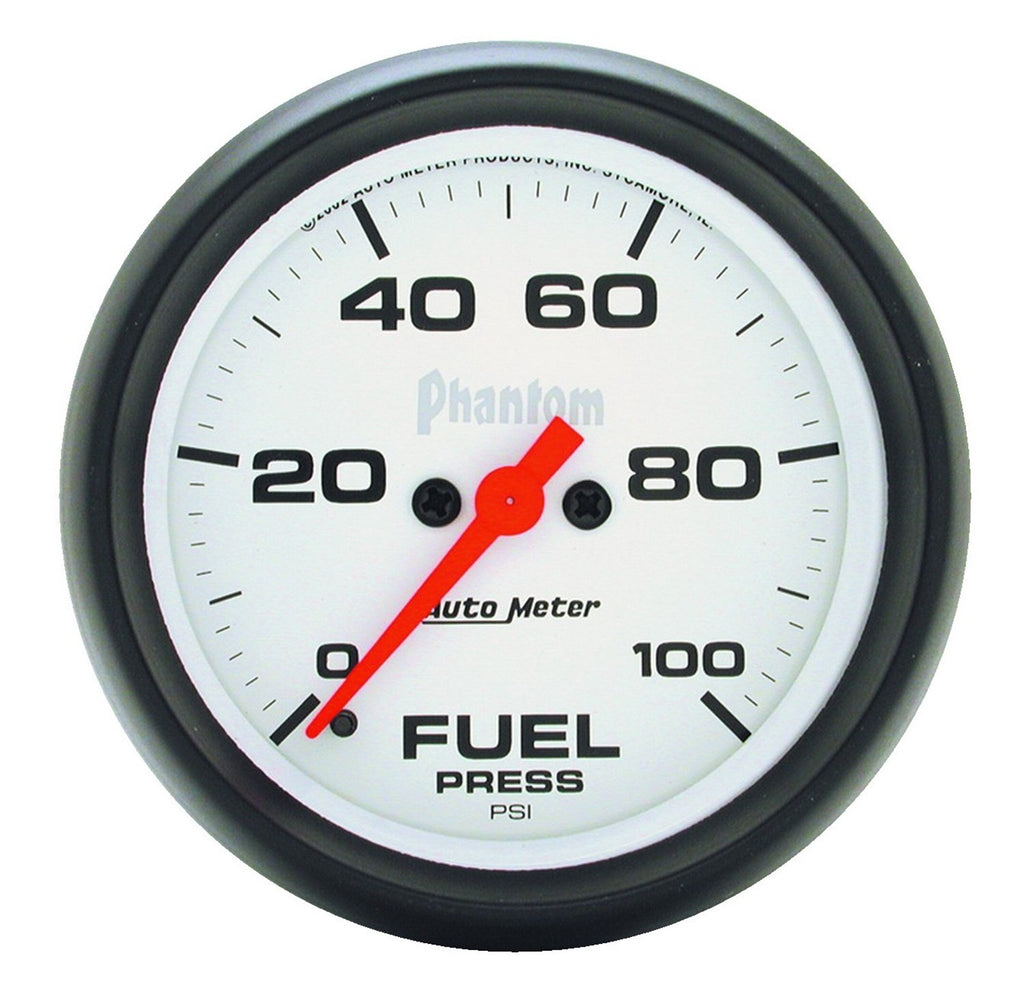 AutoMeter 5863 Traditional incandescent lighting illuminates around the perimeter of the dial
