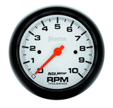 AutoMeter 5897 Traditional incandescent lighting illuminates around the perimeter of the dial
