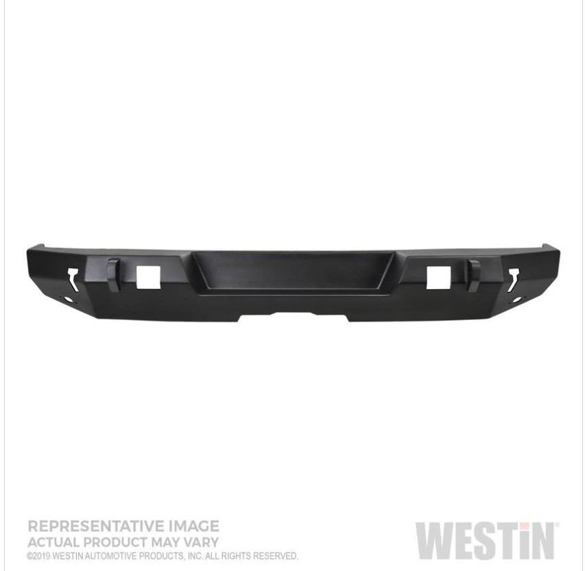 Westin 59-82065 WJ2 Rear Bumper; Steel; Textured Black; Incl. Hardware Kit;