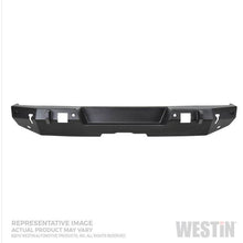 Load image into Gallery viewer, Westin 59-82075 WJ2 Rear Bumper; w/Sensors; Steel; Textured Black; Incl. Hardware Kit;