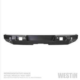 Westin 59-82075 WJ2 Rear Bumper; w/Sensors; Steel; Textured Black; Incl. Hardware Kit;