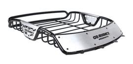 Go Rhino 59015T Classic basket style roof rack comes with no drill cross bar clamps
