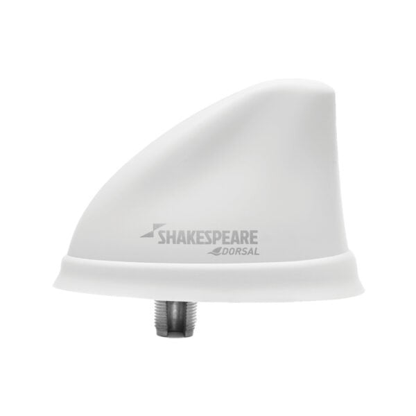 SHAKESPEARE 5912-DS-VHF-W WHITE LOW PROFILE DORSAL ANTENNA