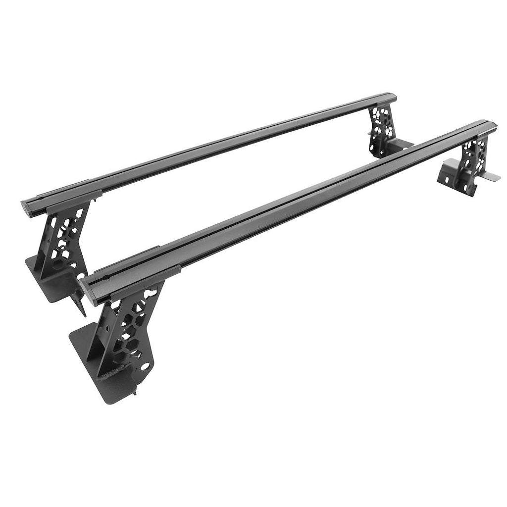 Go Rhino 5935001T XRS Cross Bars - Truck Bed Rail Kit for Full-Sized Trucks without Tonneau Covers