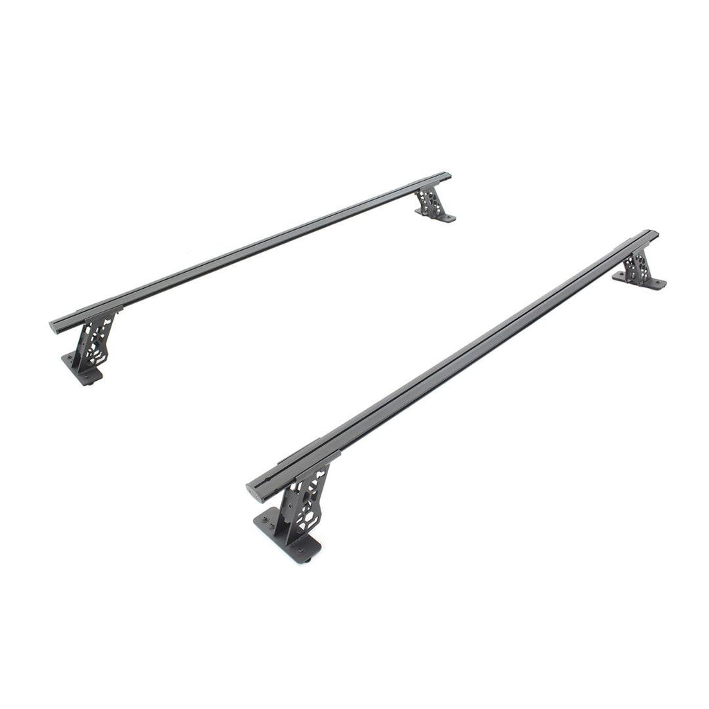 Go Rhino 5935015T XRS Cross Bars - Bed Rail Kit for Full/Mid Sized Trucks W/Tonneau Cover T-Tracks