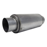 MBRP Exhaust R1009 Resonator 4in. Inlet. Outlet 12in. Body 18in. Overall. T304 Stainless Steel.