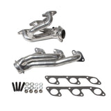 BBK Performance Parts 40100 2005-2010 MUSTANG 4.0L-V6 1-5/8 SHORTY EXHAUST HEADERS (POLISHED SILVER CERAMIC)
