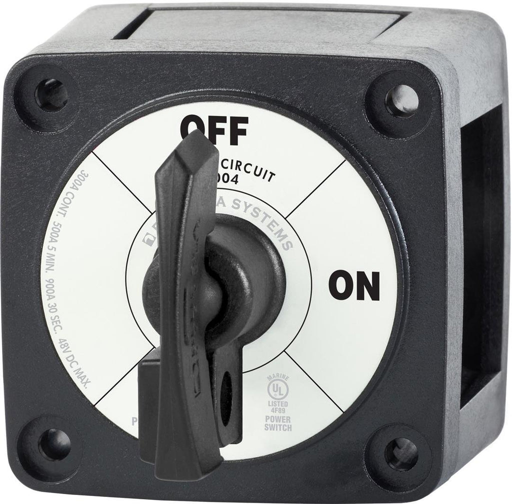BLUE SEA 6004200-BSS SWITCH BATTERY M ON/OFF LOCKING BLA