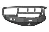 Road Armor 605R2B Stealth Winch Front Bumper; Titan II Guard; Satin Black; Square Fog Light Holes;