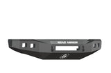Road Armor 608R0B-NW Stealth Non-Winch Front Bumper; Steel; Satin Black; Square Fog Light Holes;