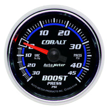 Load image into Gallery viewer, AutoMeter 6108 GAUGE, VAC/BOOST, 2 1/16" , 30INHG-45PSI, MECHANICAL, COBALT