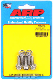 ARP 611-0750 12 PT 1/4-20X0.750 PK/5