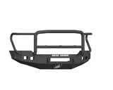 Road Armor 6114R5B-NW Stealth Non-Winch Front Bumper; Lonestar; Satin Black; Square Fog Light Holes;