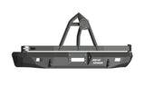 Road Armor 61208B Stealth Winch Rear Bumper; w/Tire Carrier; Steel; Satin Black;