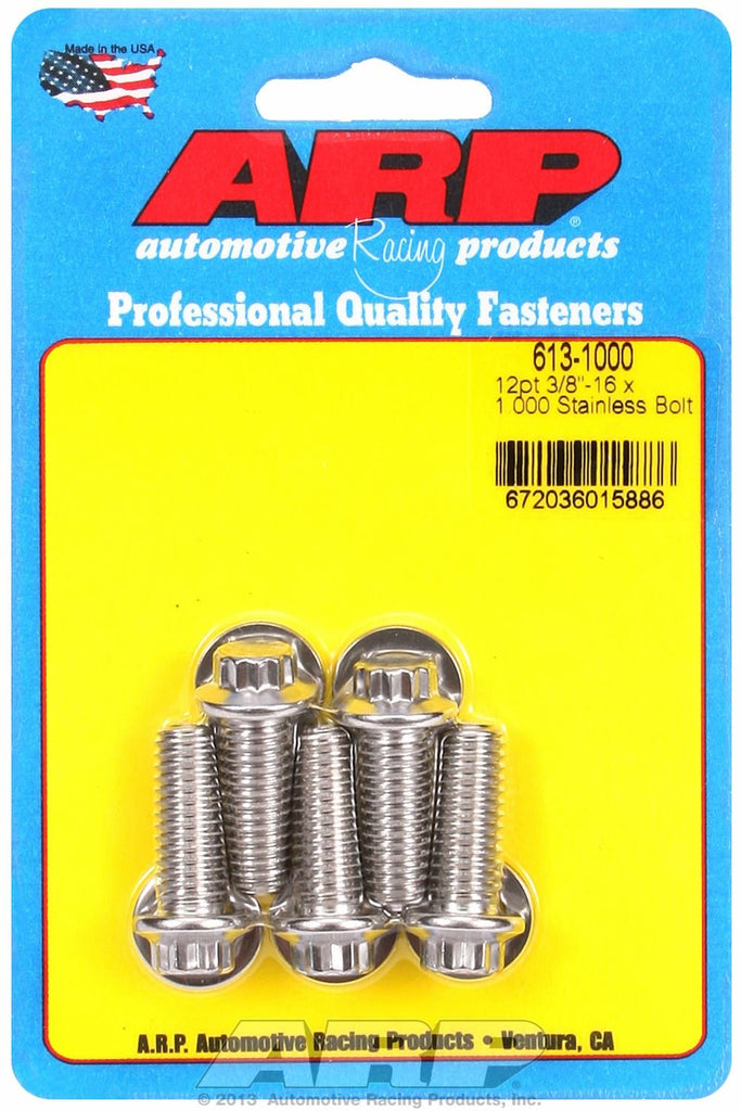 ARP 613-1000 12 PT 3/8-16X1.000   PK/5