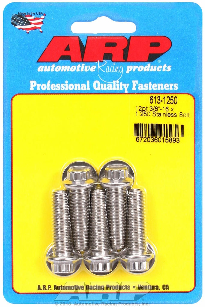 ARP 613-1250 12 PT 3/8-16X1.250   PK/5