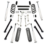 Alloy USA 61302 Suspension Lift Kit, 4 Inch, Shocks; 03-06 Jeep Wrangler TJ