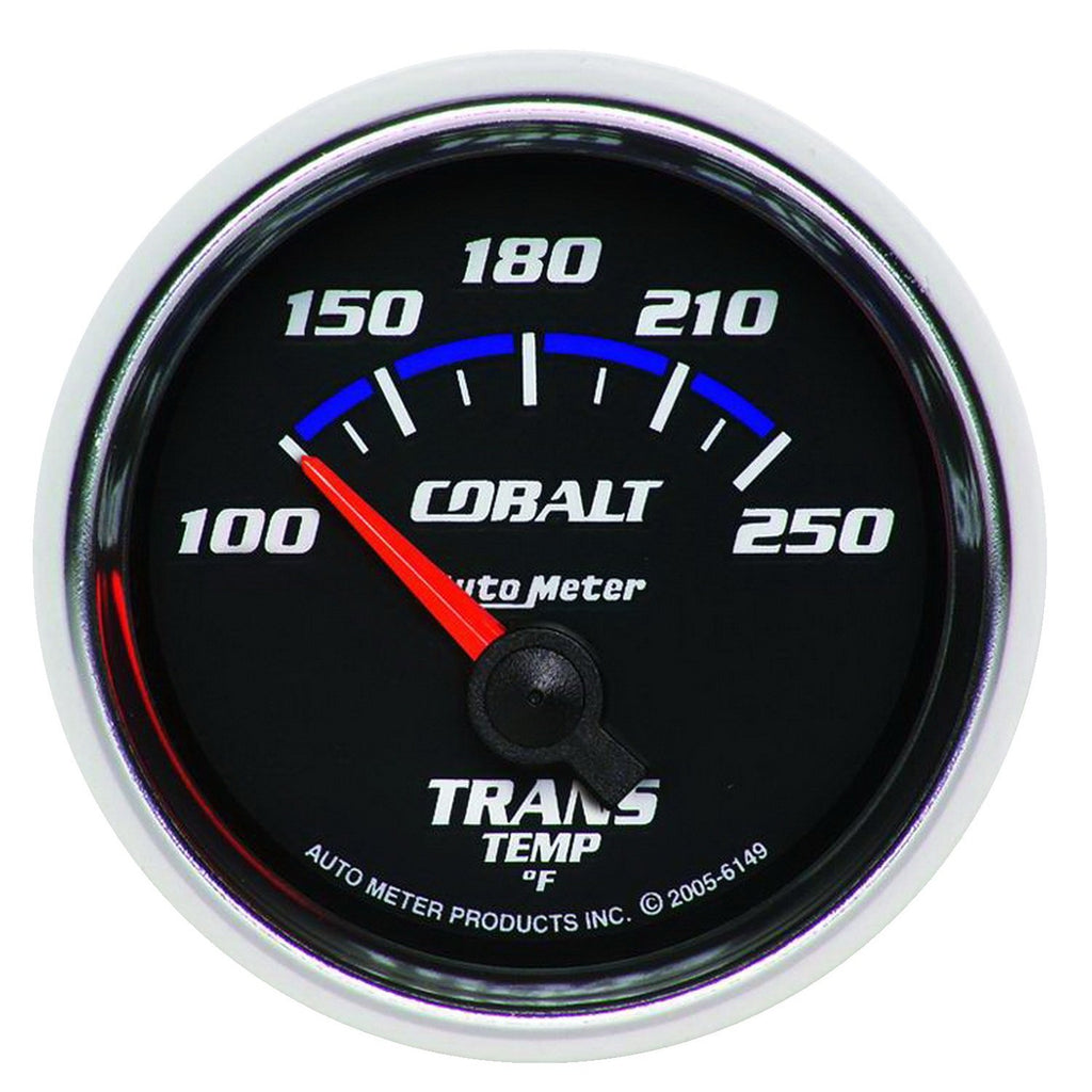 AutoMeter 6149 GAUGE, TRANSMISSION TEMP, 2 1/16" , 100-250 Degrees F, ELECTRIC, COBALT