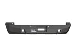 Road Armor 618S0B Stealth Winch Rear Bumper; w/Sensor Holes; Steel; Satin Black;