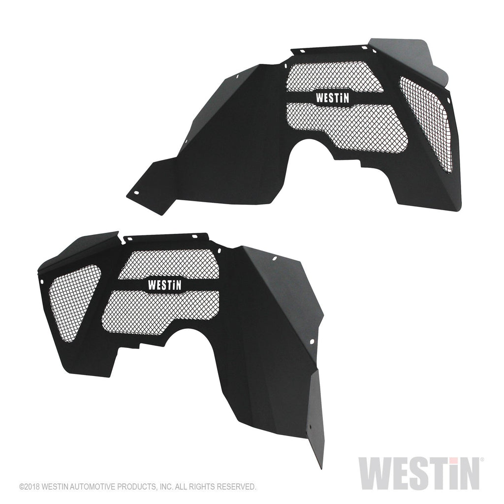 Westin 62-11005 Inner Fenders; Front; Pair; Steel w/Textured Black Finish;