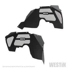 Westin 62-11005 Inner Fenders; Front; Pair; Steel w/Textured Black Finish;