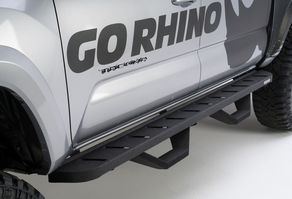 Go Rhino 6303688020T RB10 Running Boards with Mounting Brackets, 2 Pairs Drop Steps Kit