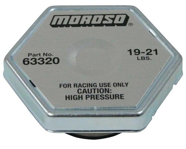 MOROSO 63320 RACING RADTR CAP 19-21LBS