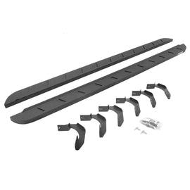Go Rhino 63412680ST RB10 Slim Line Running Boards with Mounting Brackets Kit