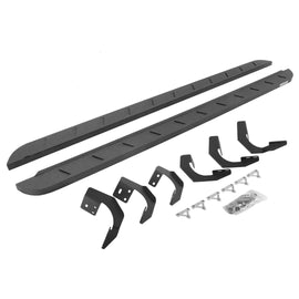 Go Rhino 63429980ST RB10 Slim Line Running Boards with Mounting Brackets Kit