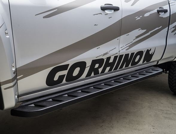 Go Rhino 63429980T RB10 Running Boards with Mounting Brackets Kit