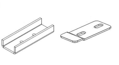 Go Rhino 6343065 RB10/RB20 Running Boards - MOUNTING BRACKETS ONLY