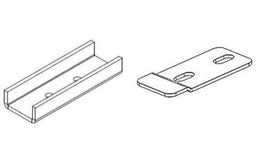Go Rhino 6343065 RB10/RB20 Running Boards - MOUNTING BRACKETS ONLY