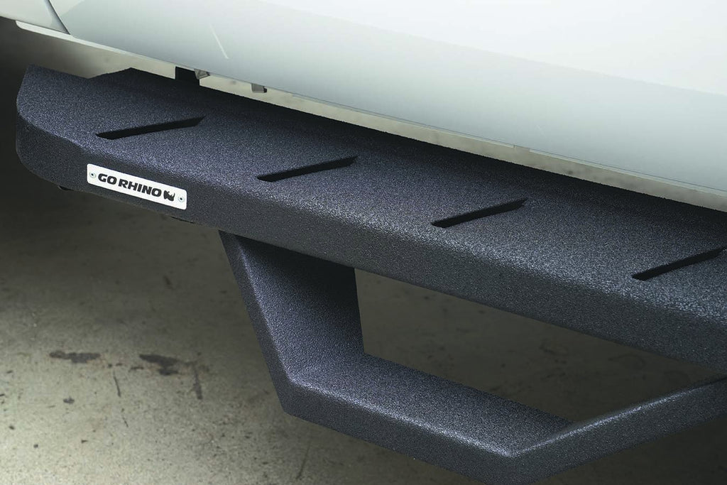 Go Rhino 6343068720PC RB10 Running Boards with Mounting Brackets, 2 Pairs Drop Steps Kit