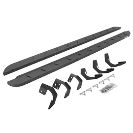 Go Rhino 63430687ST RB10 Slim Line Running Boards with Mounting Brackets Kit