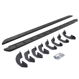 Go Rhino 63441687SPC RB10 Slim Line Running Boards with Mounting Brackets Kit - Crew Max