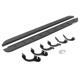 Go Rhino 63442568ST RB10 Slim Line Running Boards with Mounting Brackets Kit