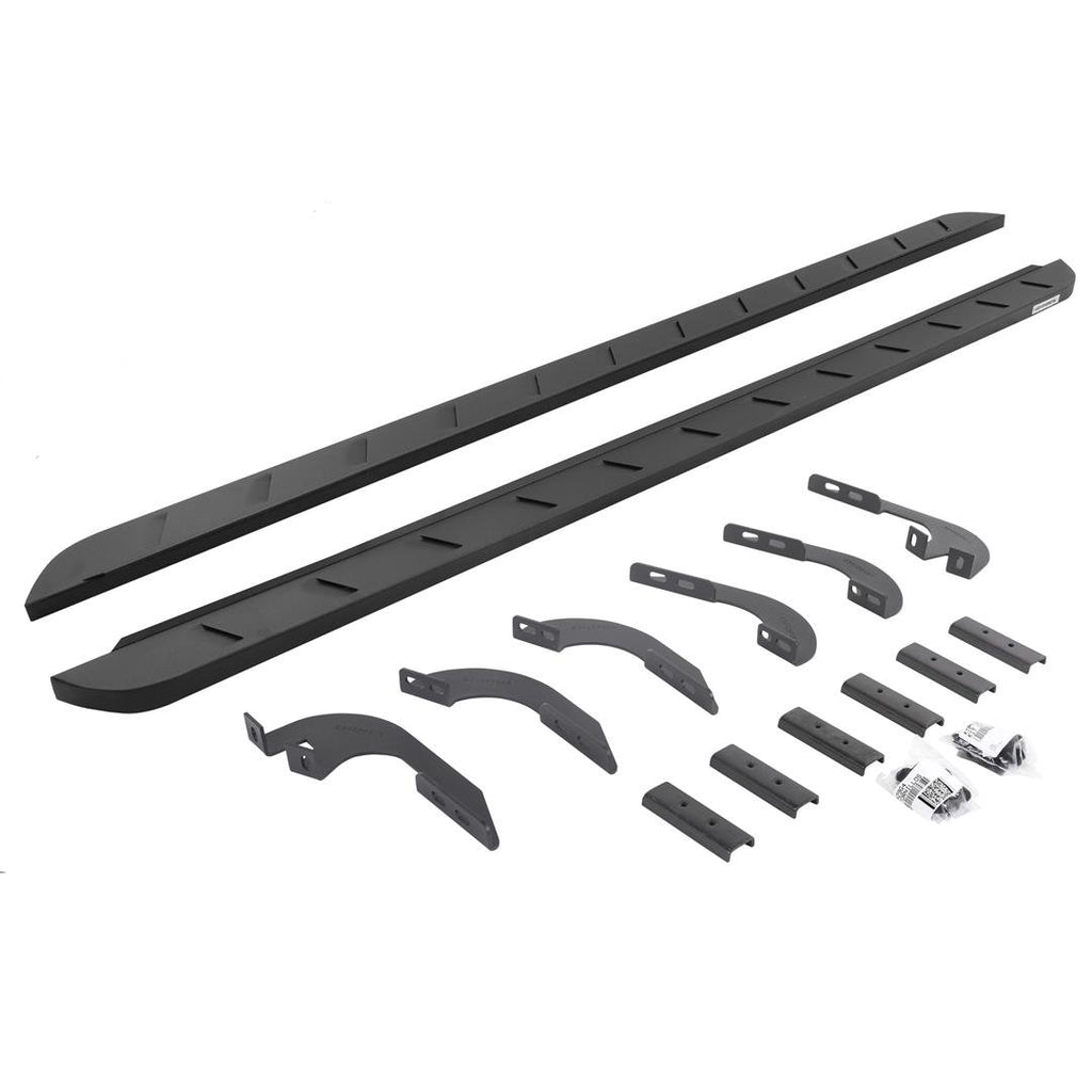 Go Rhino 63442987SPC RB10 Slim Line Running Boards with Mounting Brackets Kit