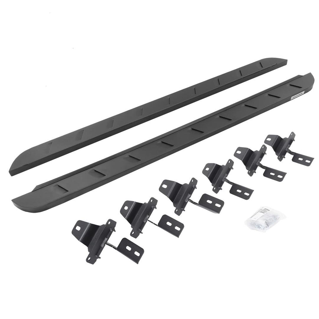 Go Rhino 63450673SPC RB10 Slim Line Running Boards with Mounting Brackets Kit