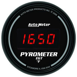 AutoMeter 6345 GAUGE, PYROMETER (EGT), 2 1/16