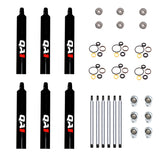 QA1 7Q7-DRY-6PK 7Q Series Twin Tube Small body Circle Track Shock