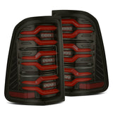 AlphaRex 640050 LED Taillights Black Red