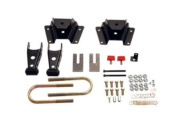 Belltech 6419 4" Drop Leaf Spring Shackle & Hanger Kit (Front Hanger/Rear Shackle)