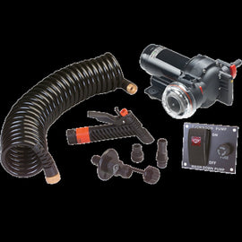 JOHNSON PUMP 64534 AQUJET WSHDWN KT 5.2GPM 12V W/SWIT