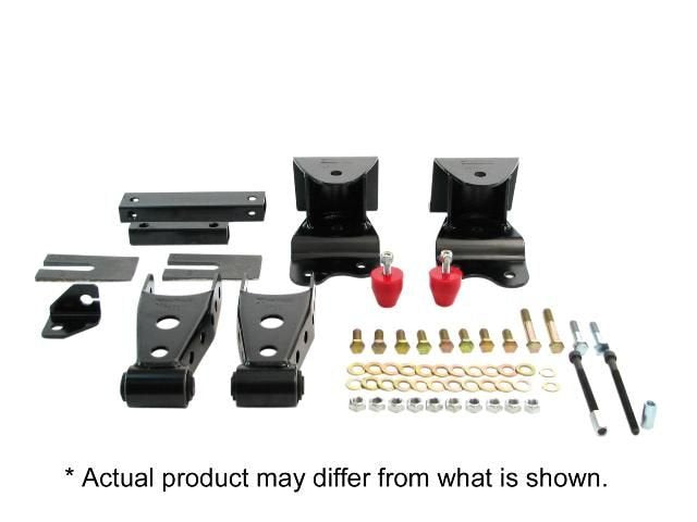 Belltech 6503 4" Drop Leaf Spring Shackle & Hanger Kit (Front Hanger/Rear Shackle)