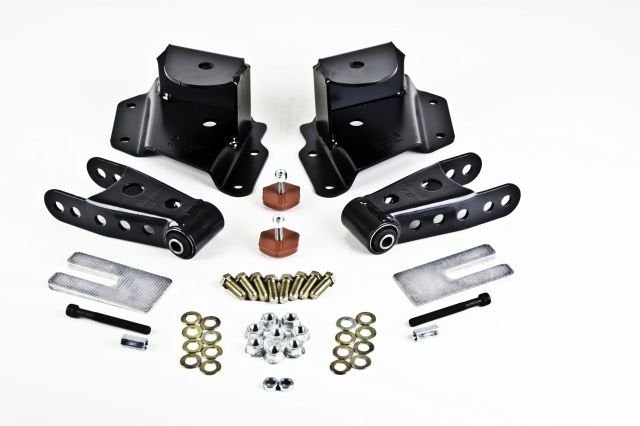 Belltech 6511 3" Drop Leaf Spring Shackle & Hanger Kit (Front Hanger/Rear Shackle)