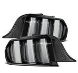 AlphaRex 655020 Prismatic LED Taillights Black clear